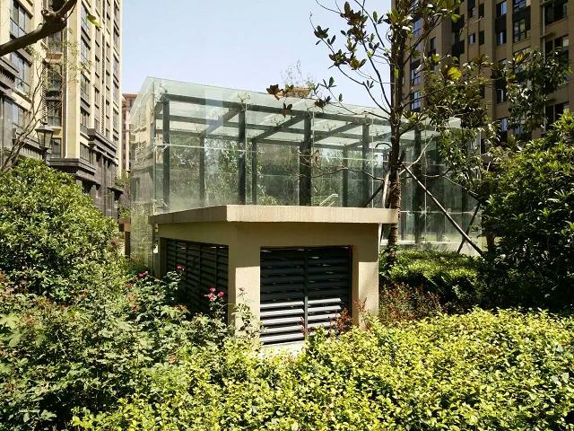 西安雨棚玻璃合作客戶曲江金水灣 西安雨棚玻璃合作客戶曲江金水灣